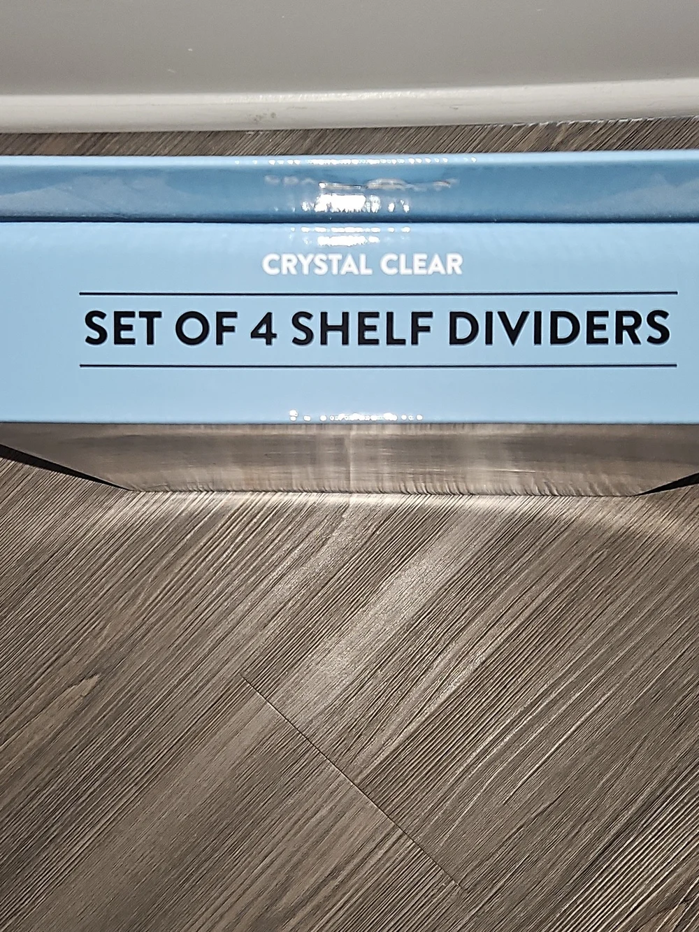 Richards transparent shelf